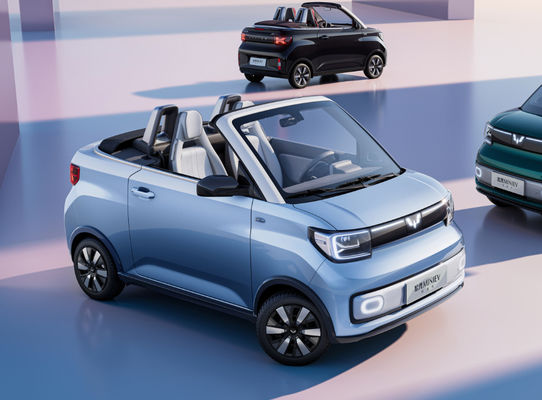 Μίνι EV Wuling αυτοκίνητα 280KM Hongguang με 2 πόρτες 2 καθίσματα